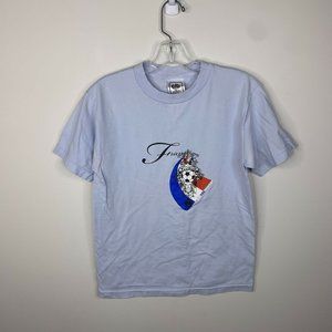 Fifa World Cup France Football Soccer Futbol Mens S Blue 2006 Short Sleeve Shirt